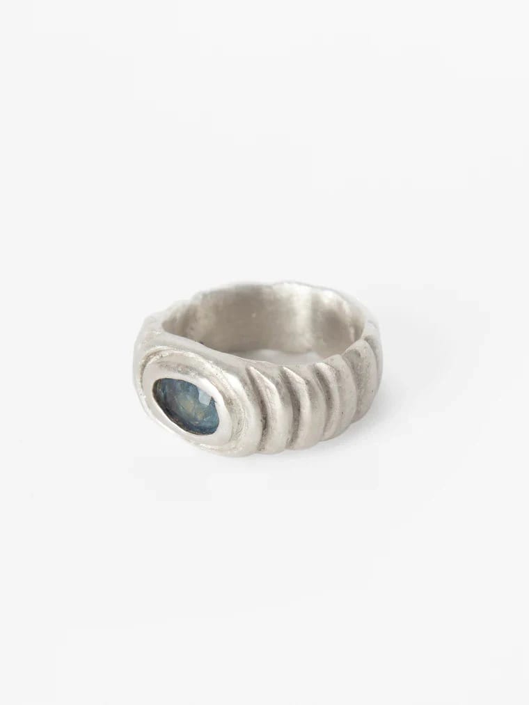 WAVES RING LONDON BLUE TOPAZ - imagen 1