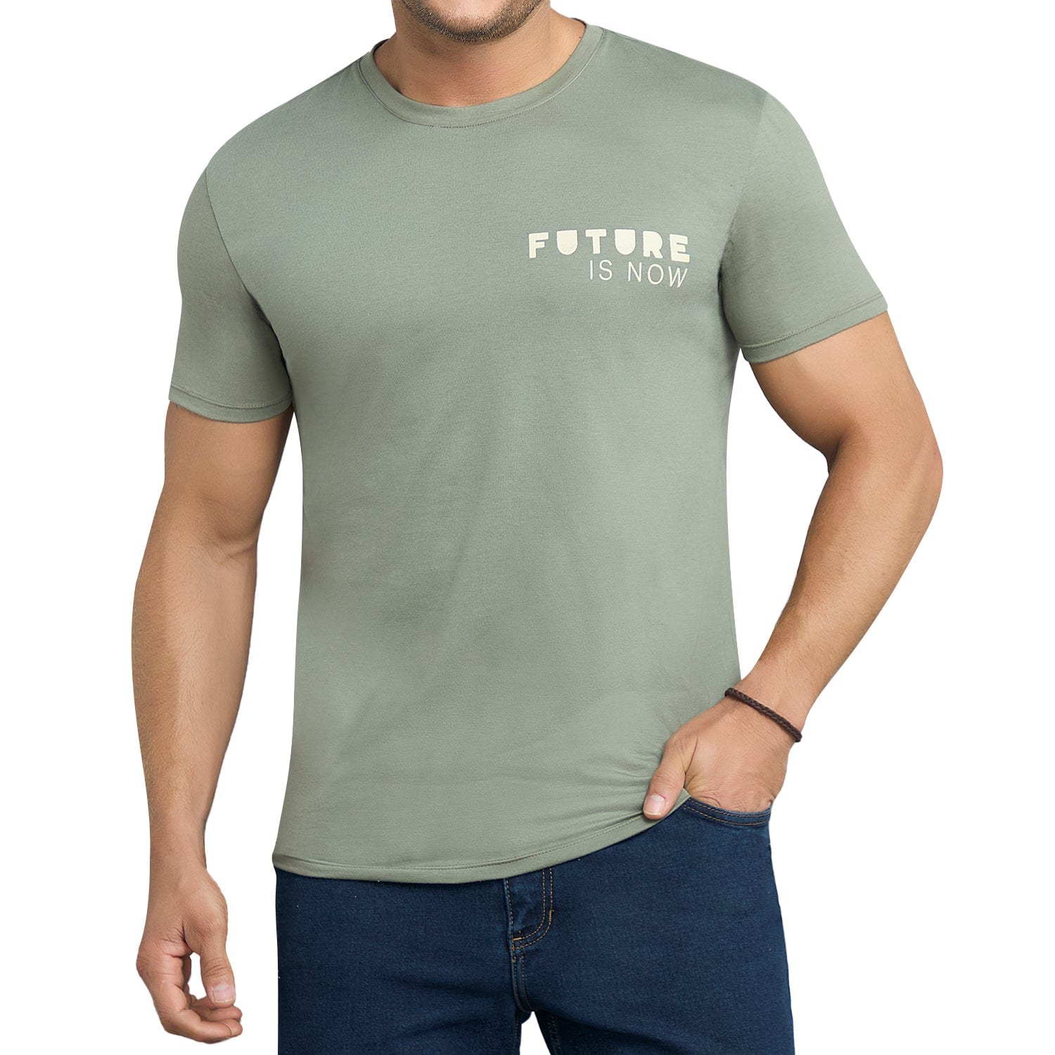 Camiseta Julio Verde Militar Croydon para Hombre - imagen 1