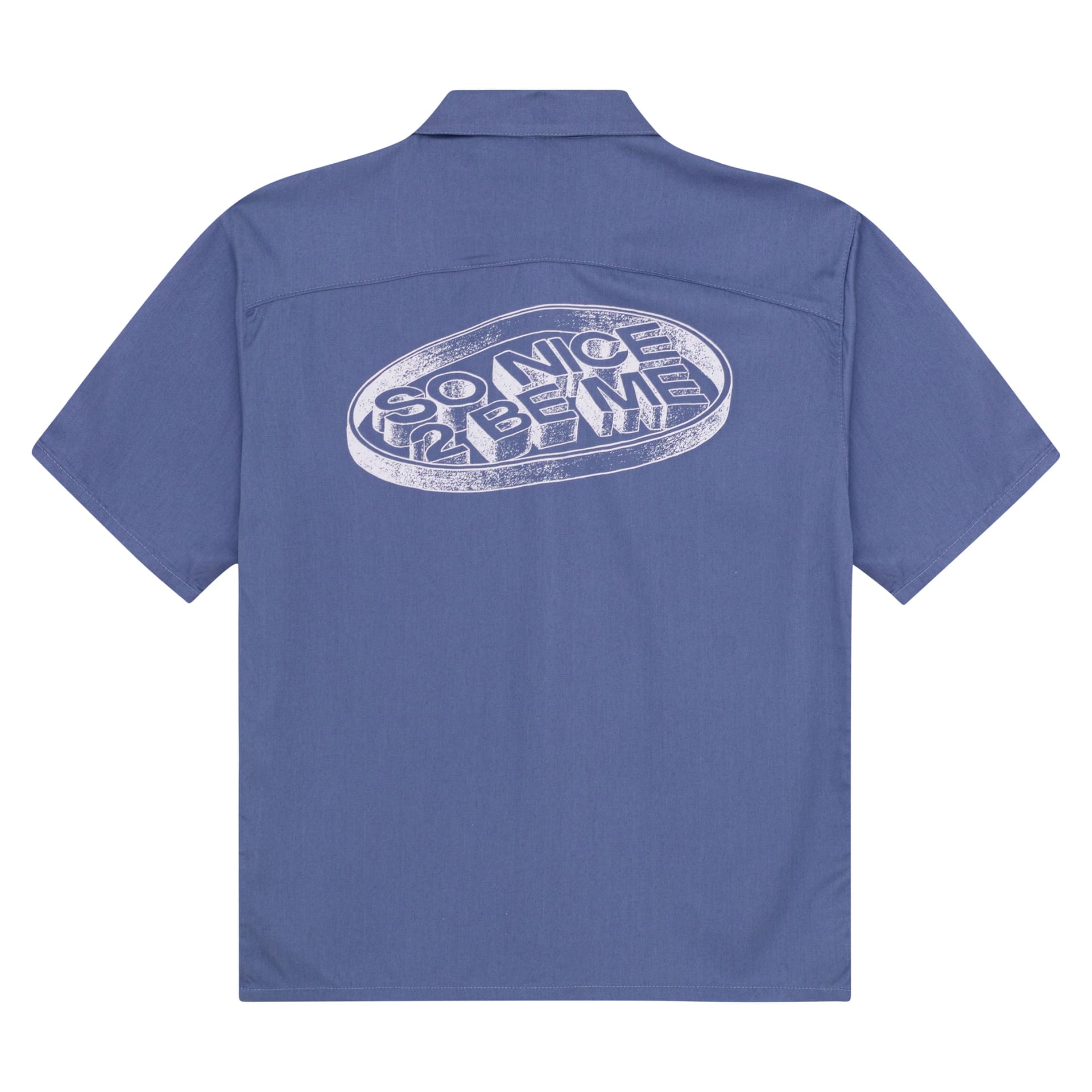 CAMISA BOTÓN SO NICE 2 BE ME AZUL - imagen 2