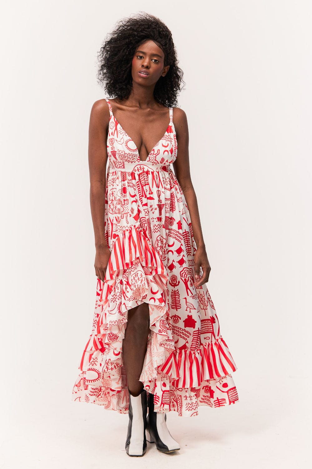 Vestido Merengue / Estampado Rupestre - imagen 2
