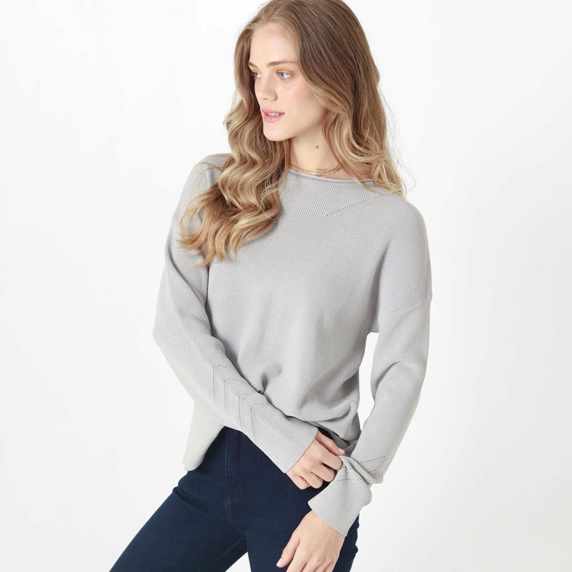 Sweater Cuello Redondo Manga Larga - imagen 4