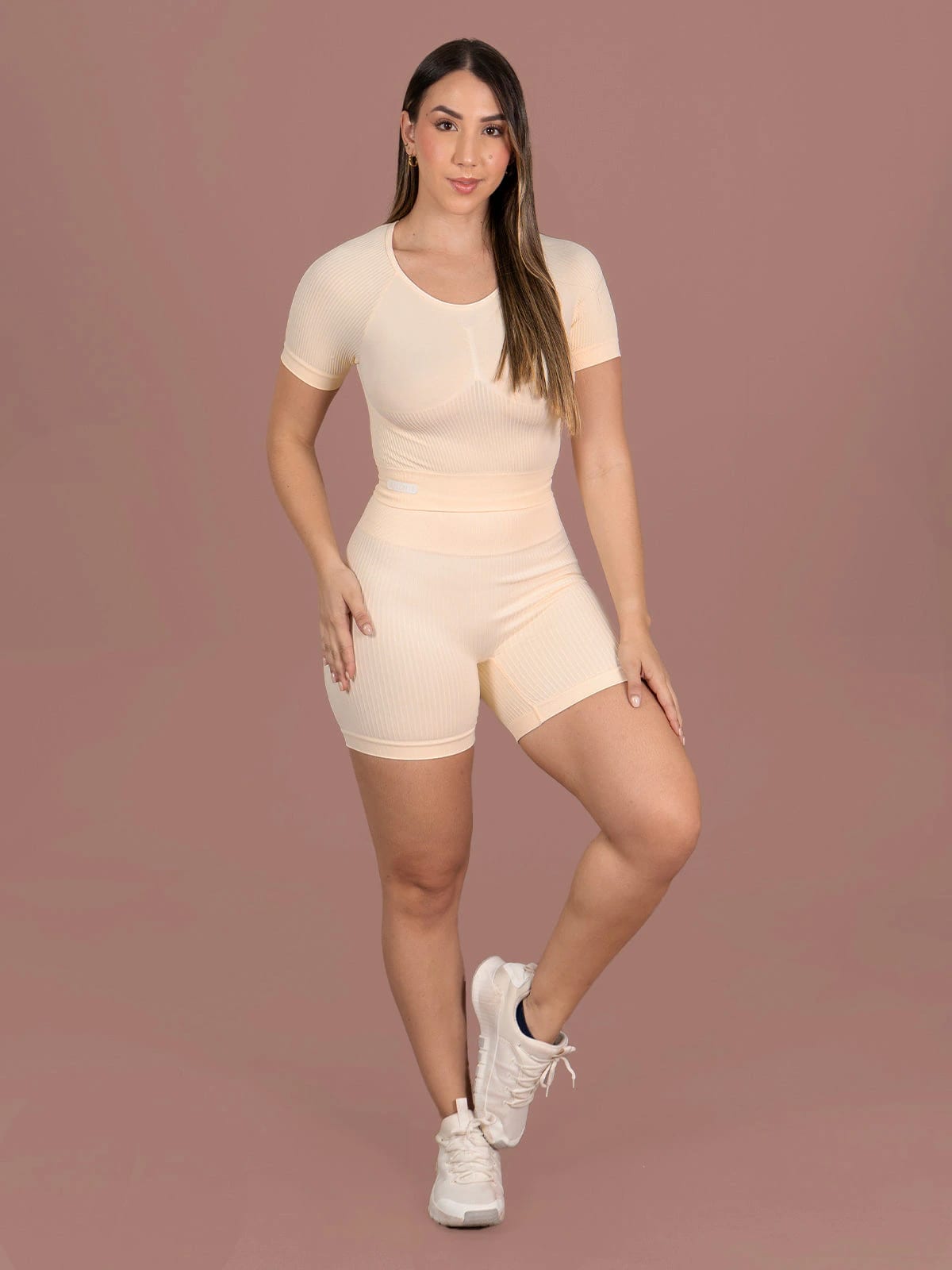 Samantha short set seamless butter - imagen 1