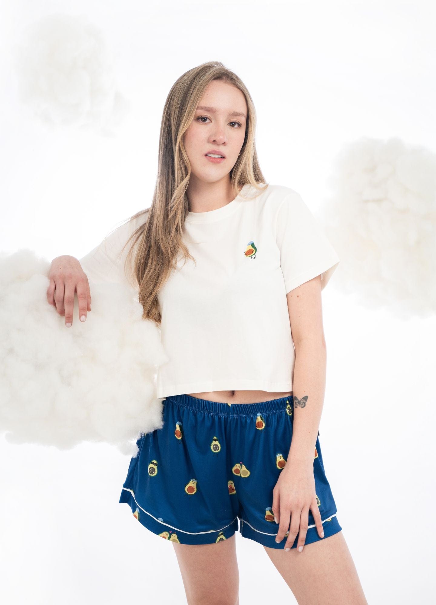 Conjunto Short Aguacates - Azul - imagen 3