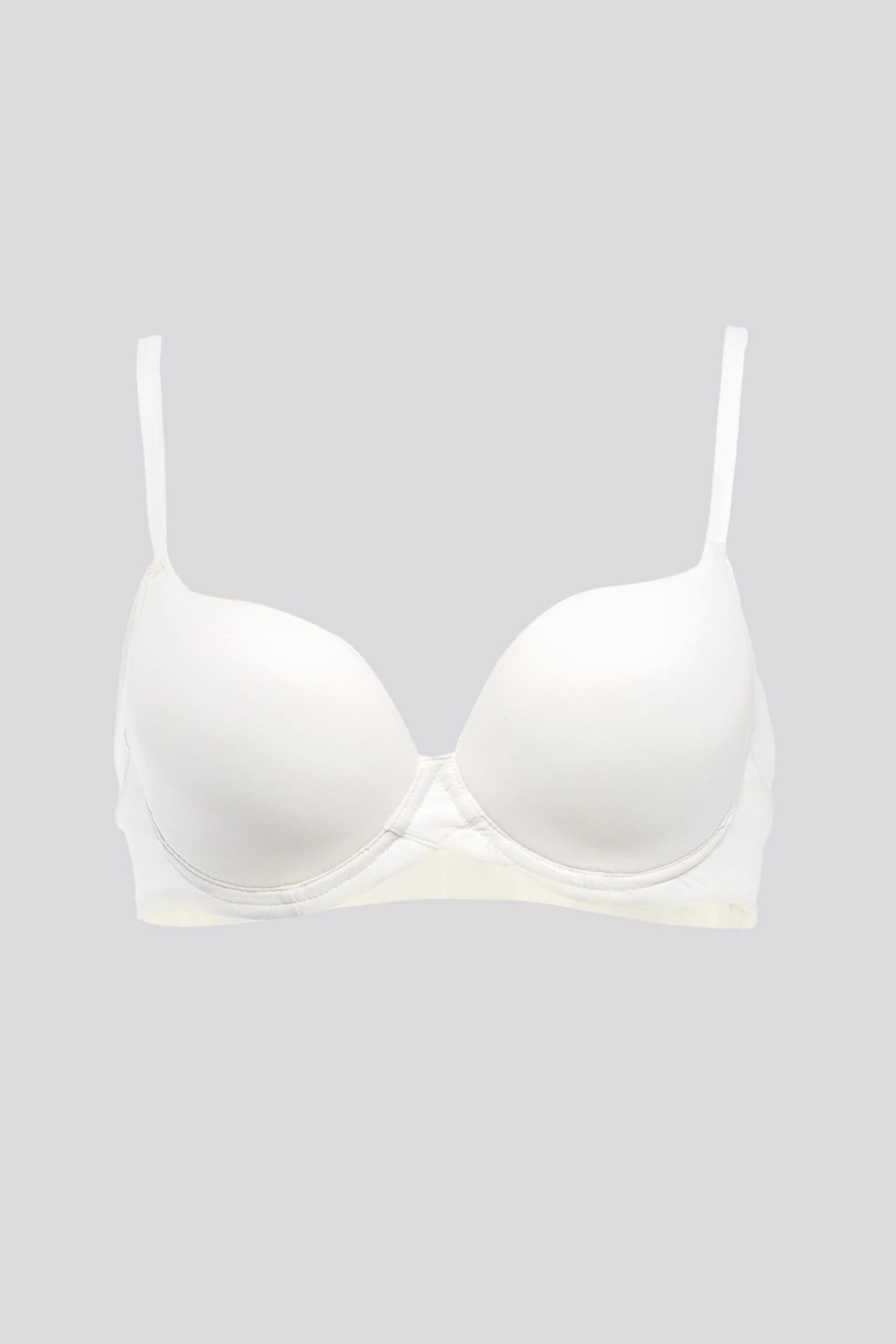 BRASIER CON COPA Y ARO INVISIBLE ULTRA COMODO ALMA LIMPIA CRUDO - imagen 2