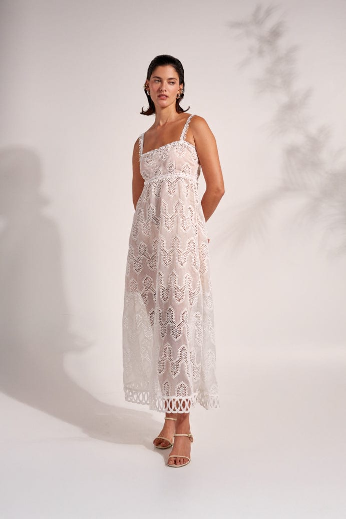JOSEPHINE MAXI DRESS WHITE - imagen 1