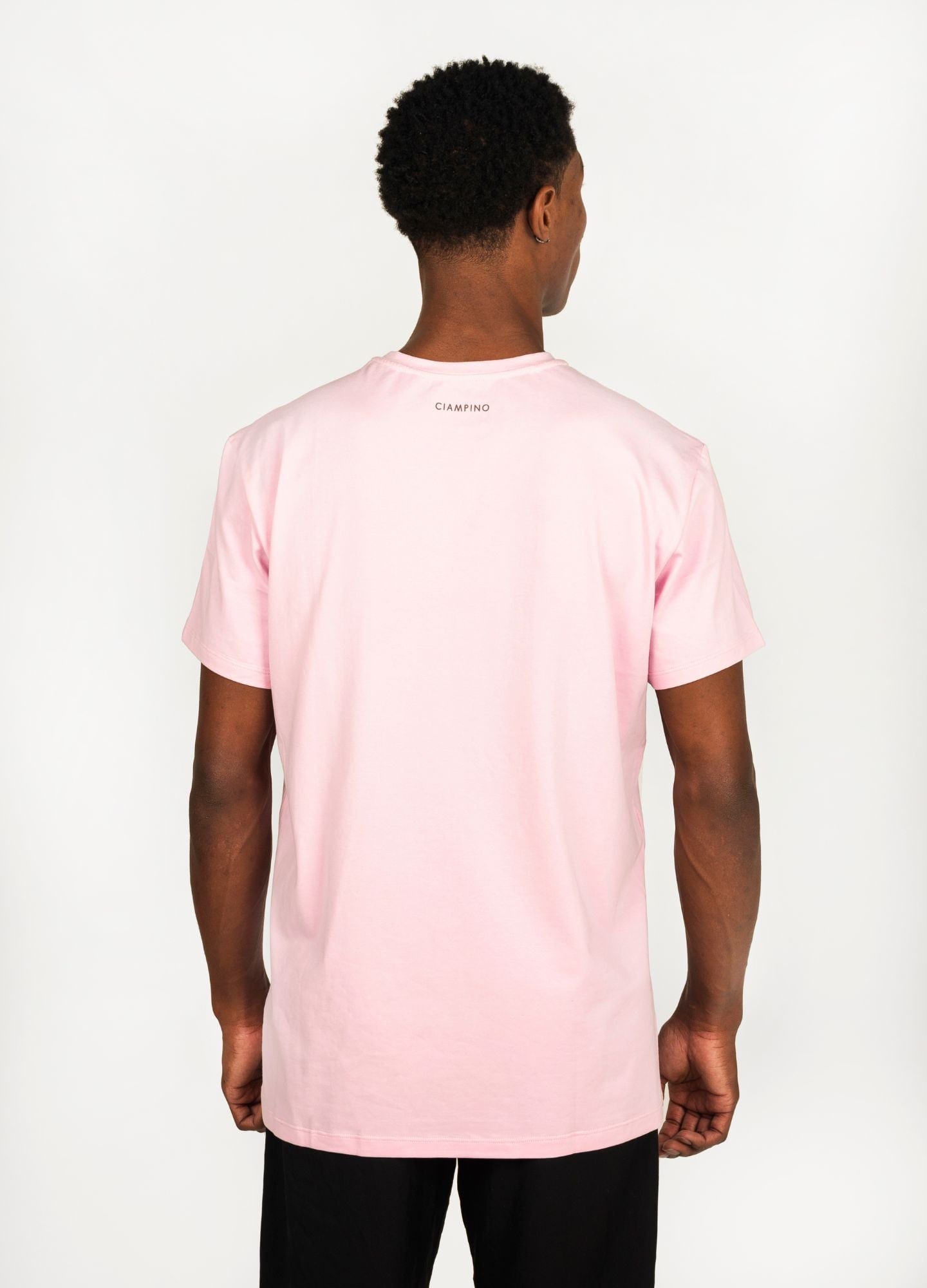 Basic Perezoso Camiseta Regular – Rosa - imagen 2