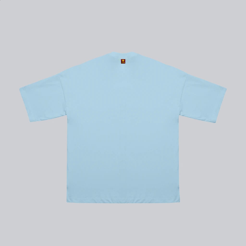 Camiseta BLOCK azul sobre azul  (Regular fit) - imagen 2