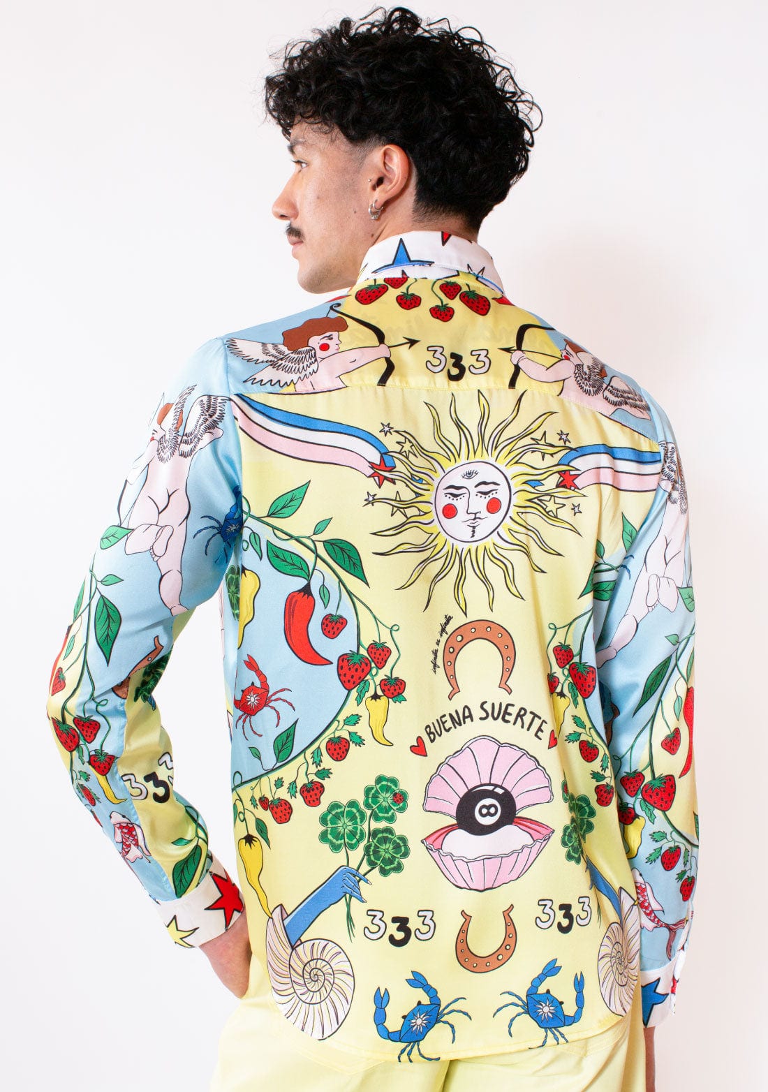 Camisa Manga Larga Unisex / Ilustración Agua y Cielo - imagen 3