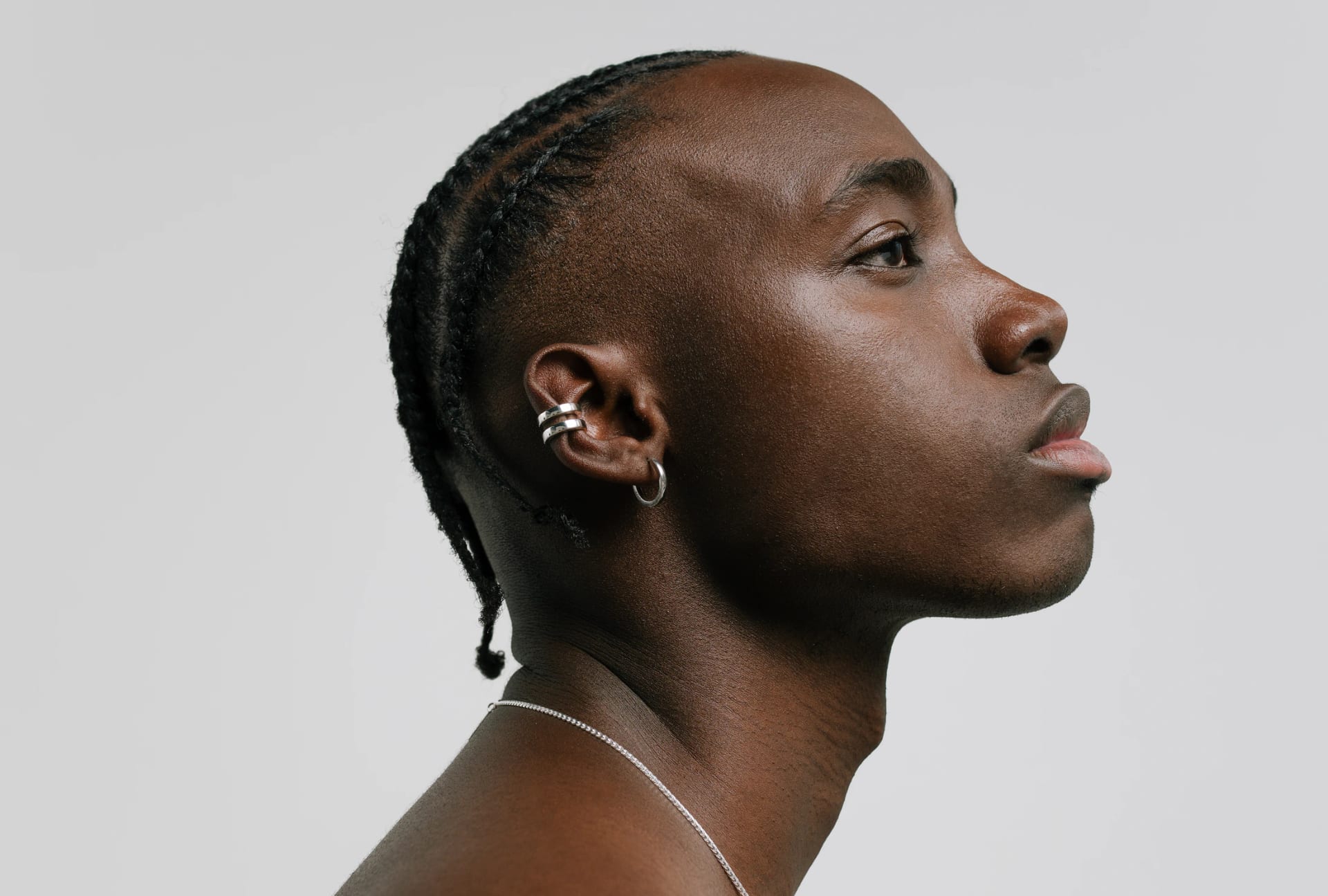 DOUBLE | EARCUFF EN PLATA 950 - imagen 3