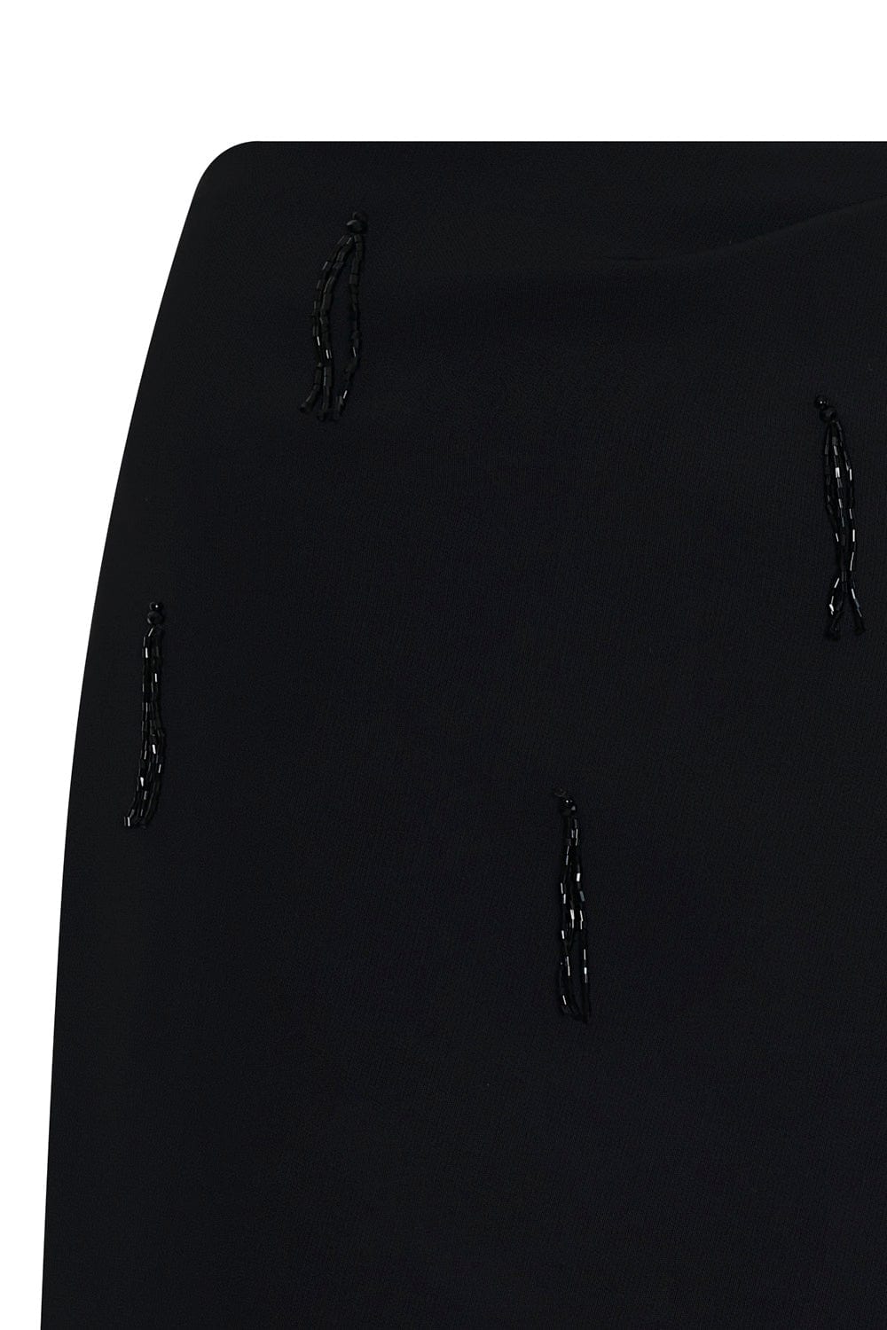 Falda seda imperial negro - imagen 2