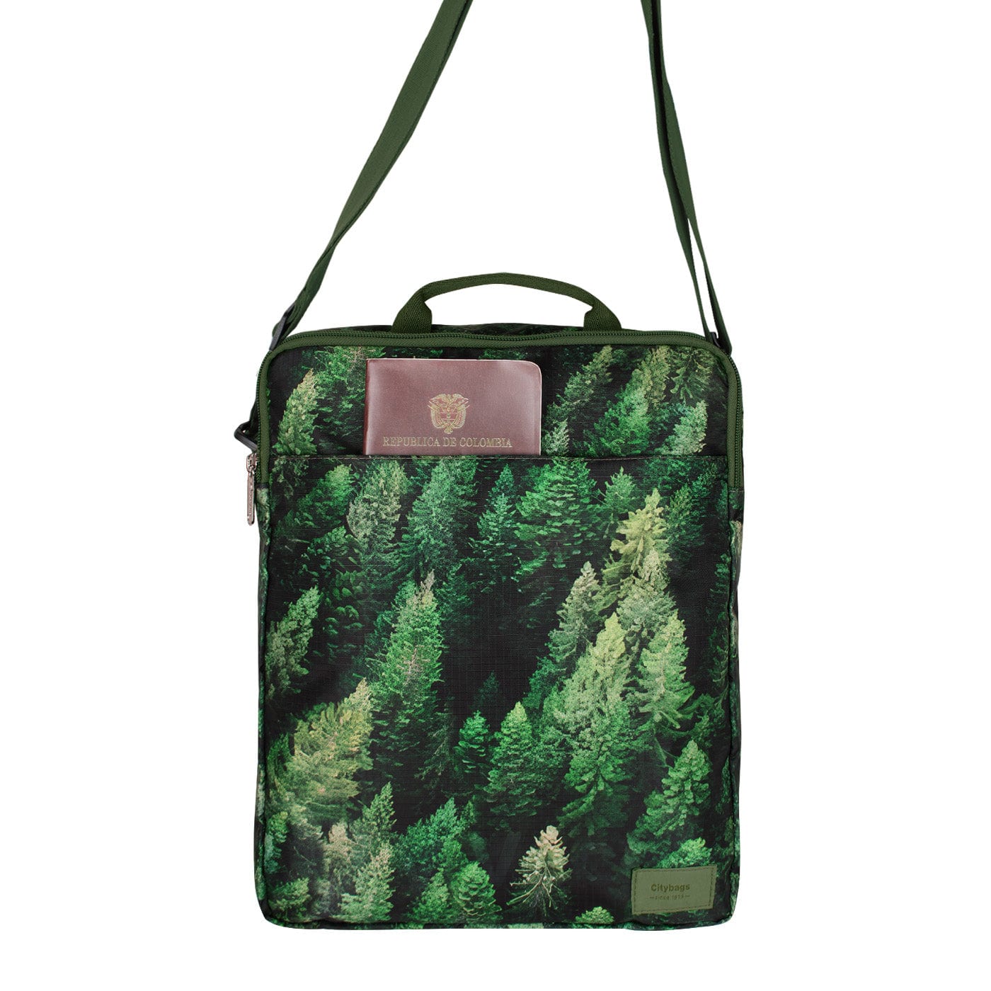 Bolso Manos Libres Convertible a Morral Citybags ULTRA Bosque - imagen 7