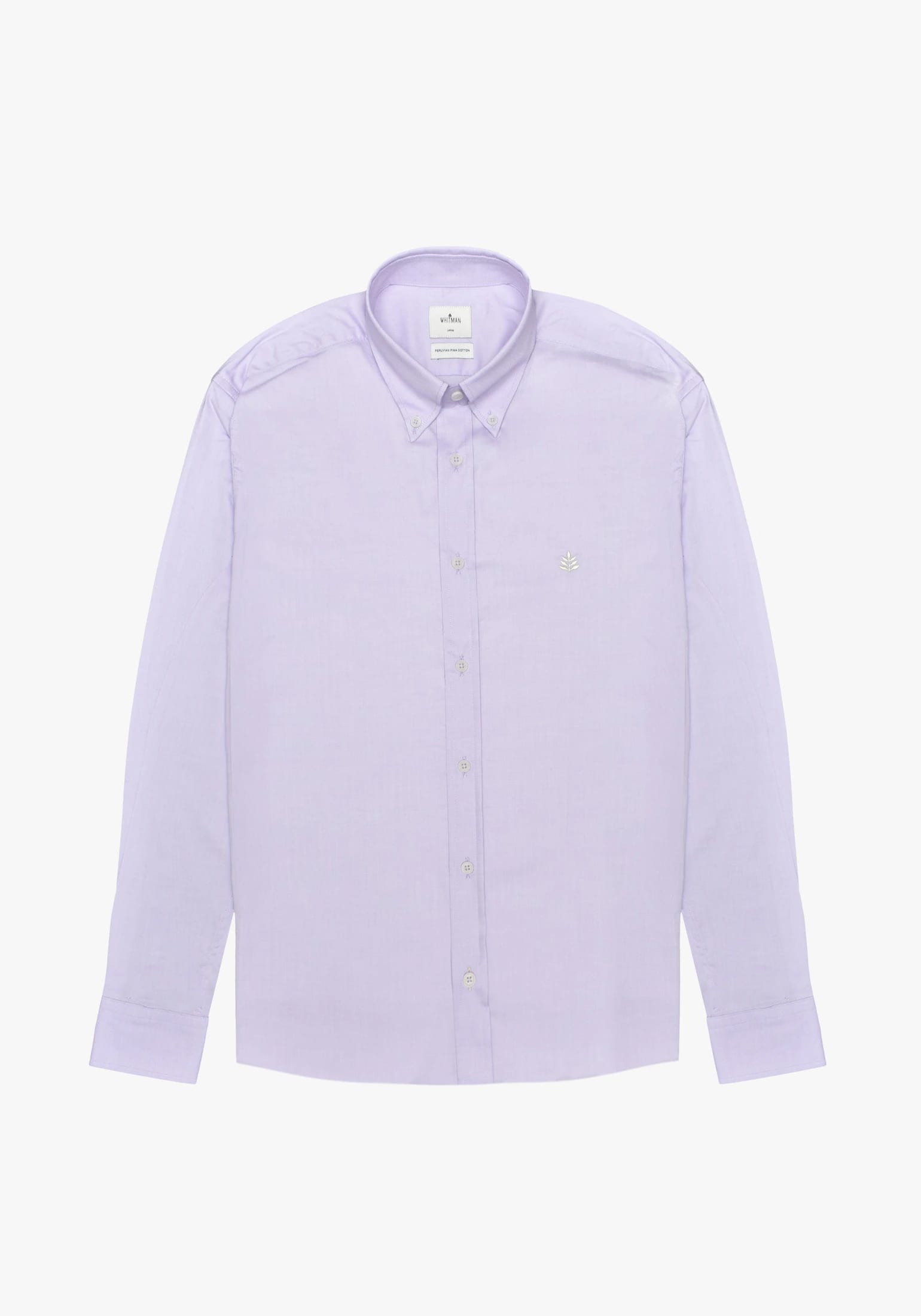 Camisa Lila Cuello Button Down L-Atn - imagen 1