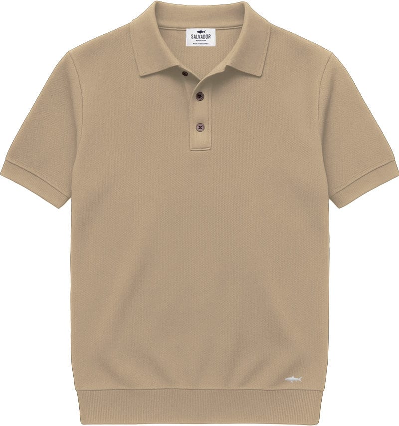 POLO DE PUNTO BOTONES ARENA - imagen 2