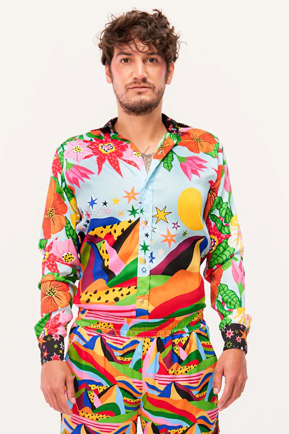 Camisa Manga Larga Unisex / Estampado Altiplano - imagen 4