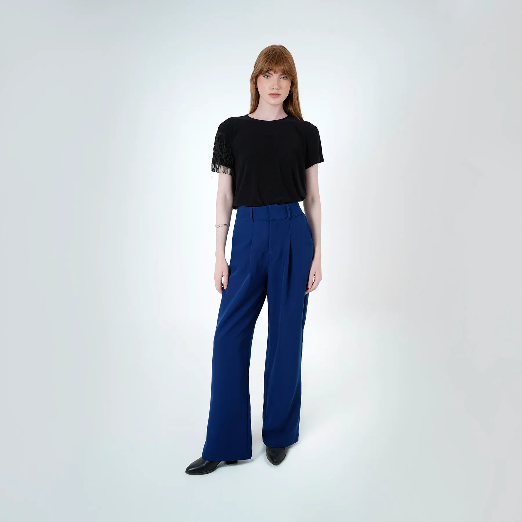 Pantalon Tiro Alto Bota Recta - imagen 11