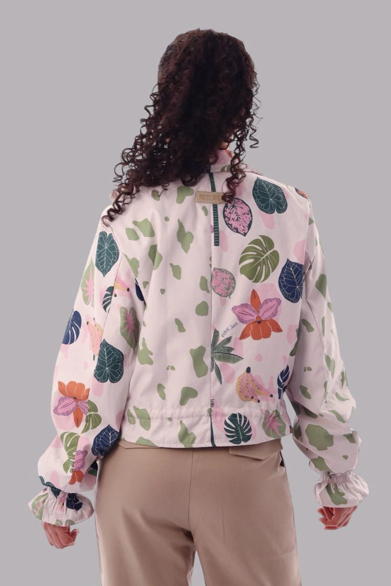 Chaqueta corta estampada  Orquídea Clara - imagen 2