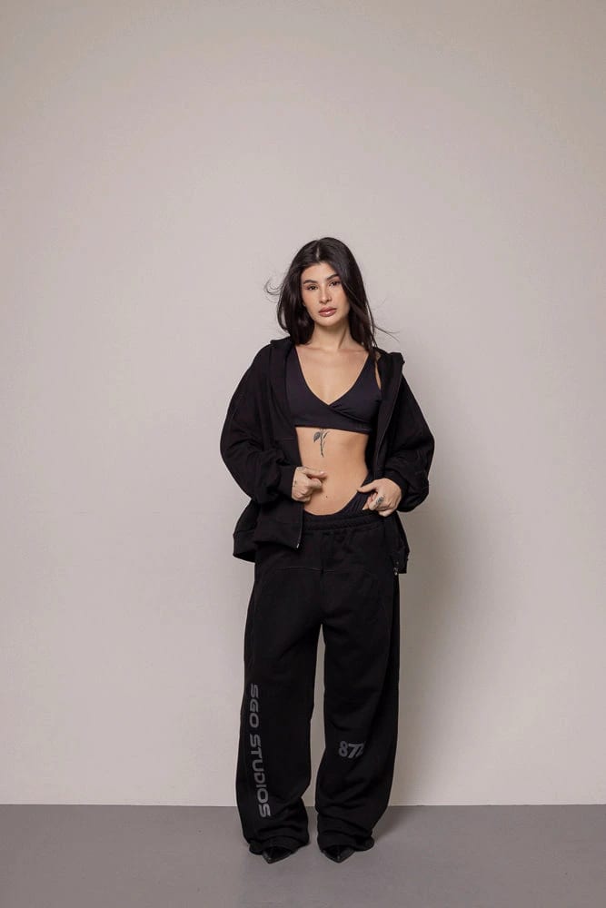 Hoodie 87/27 Sgo Dama-Negro - imagen 6