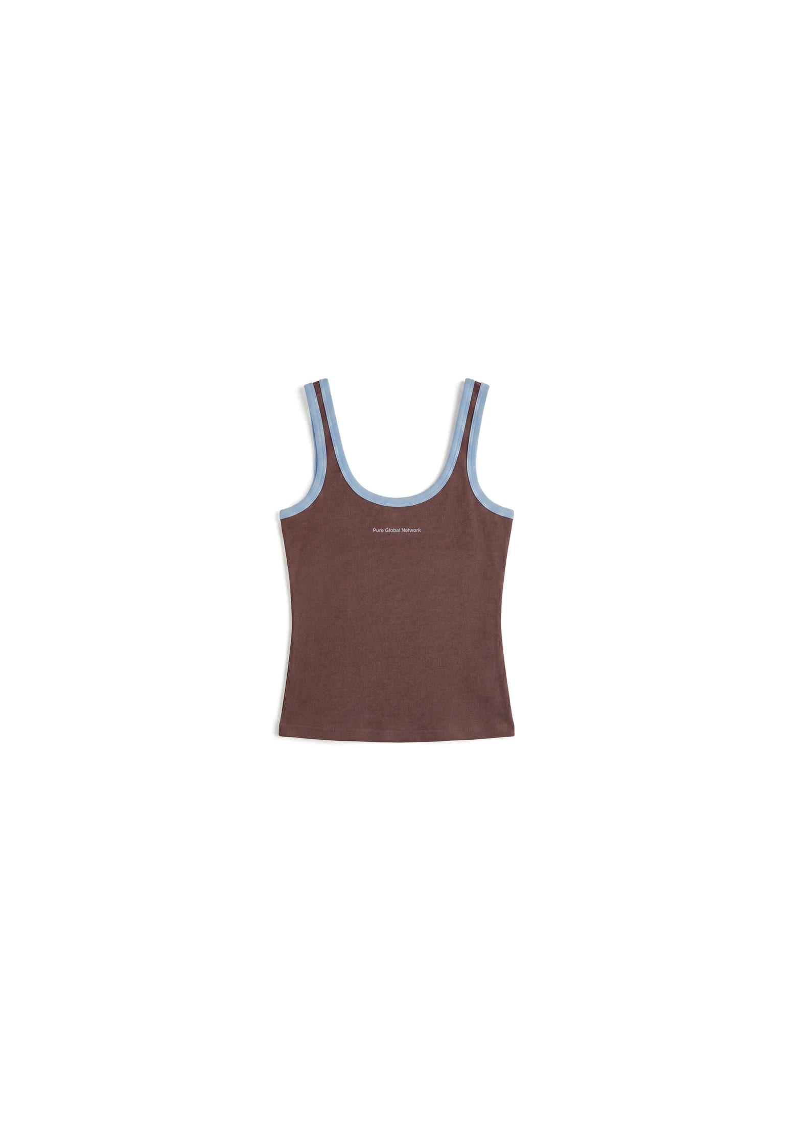 Across The Lines Brown Tank Top - imagen 1