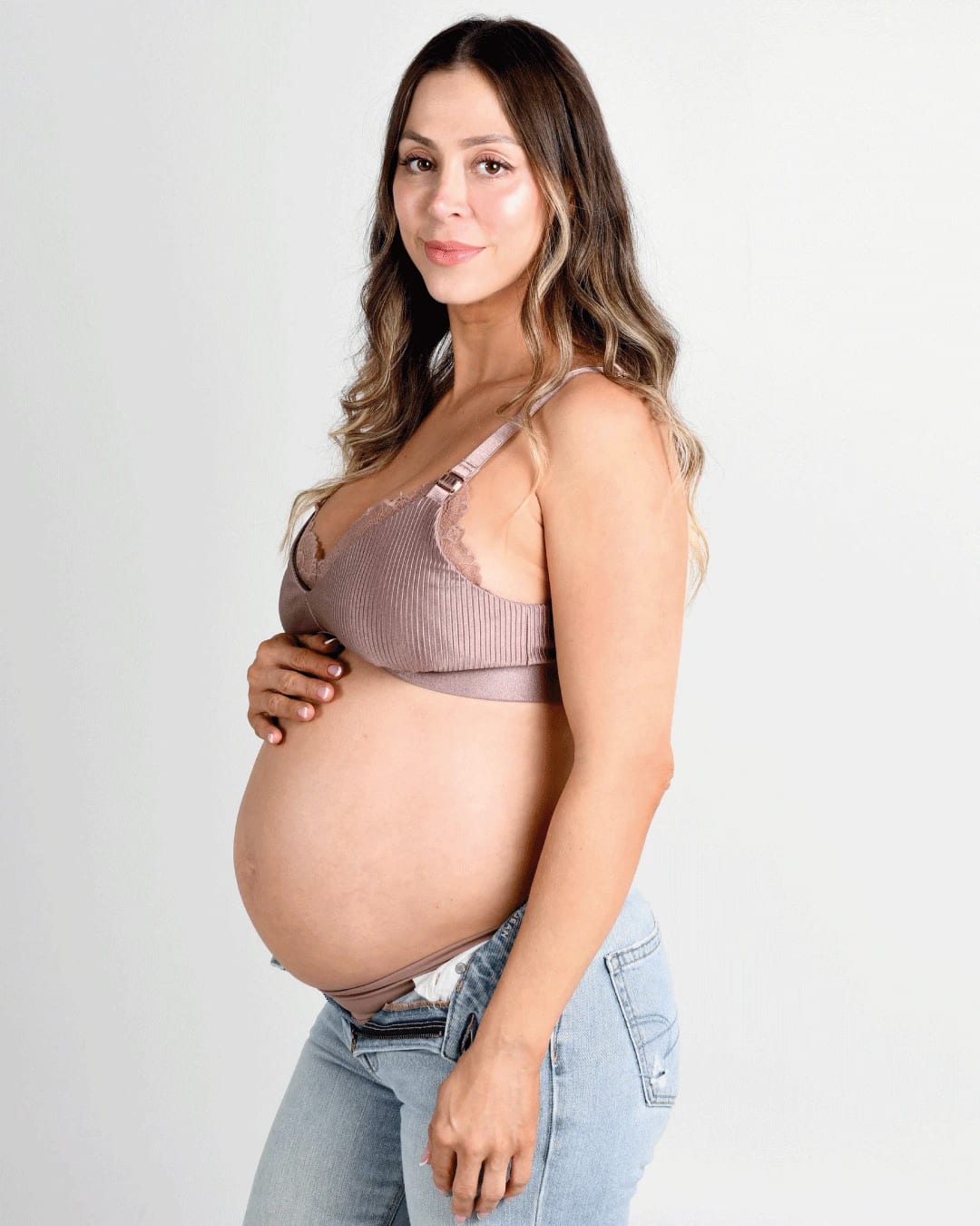 Bralette lactancia - PERLA Moca - imagen 1