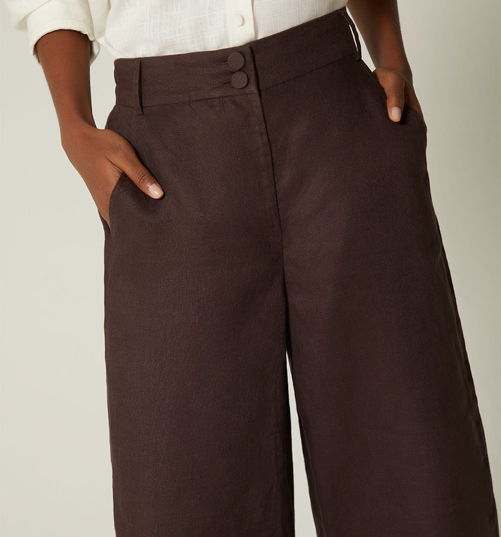 Pantalon tiro alto culotte - imagen 4