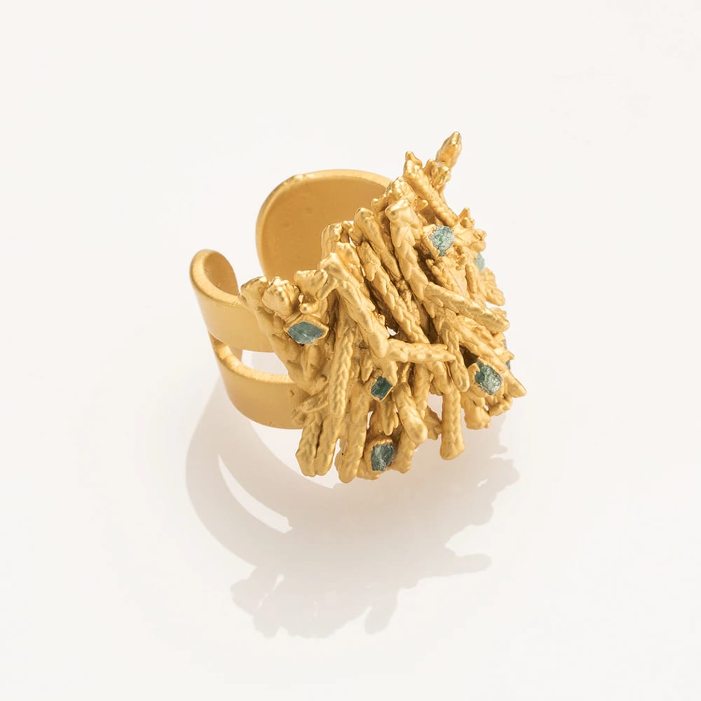 Pine and Emeralds Ring - imagen 3