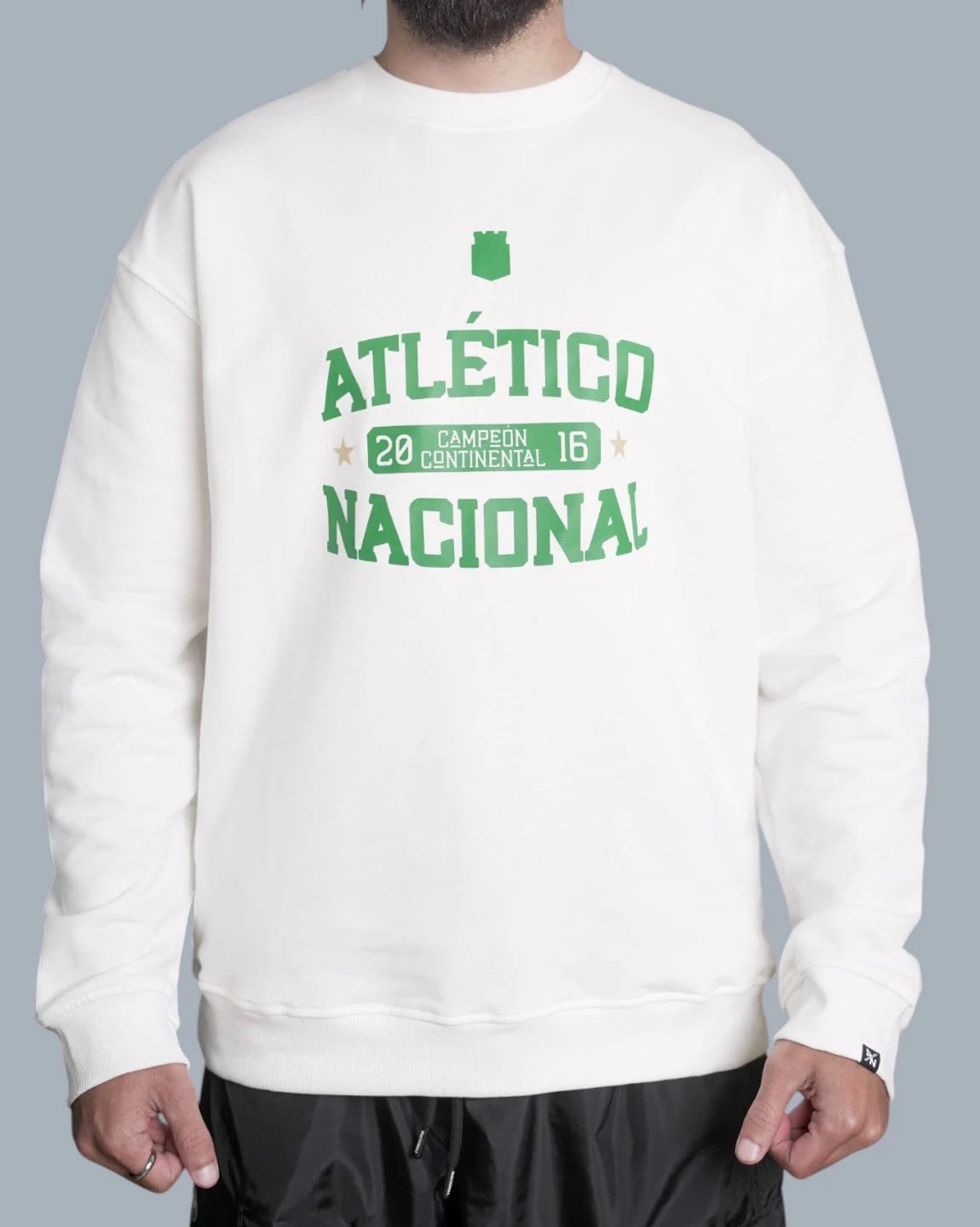 BUZO CREMA HOMBRE ATLÉTICO NACIONAL - imagen 1