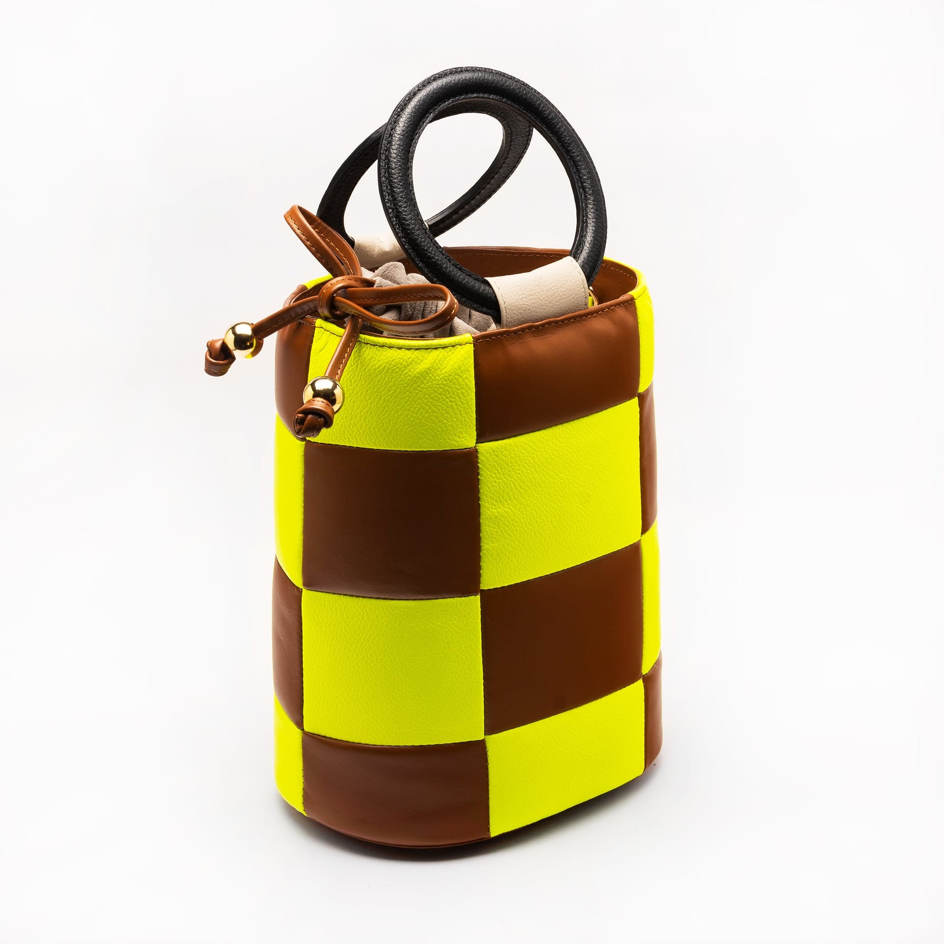 Basket Bag - Honey + Neon Lemon - imagen 2