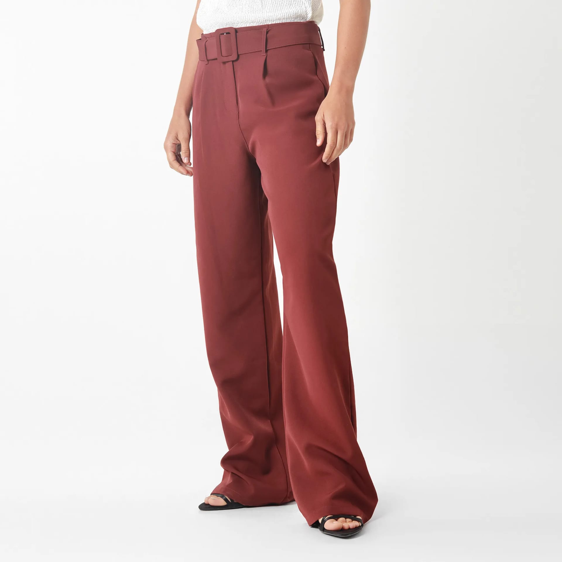 Pantalon Tiro Alto Bota Palazzo - imagen 3