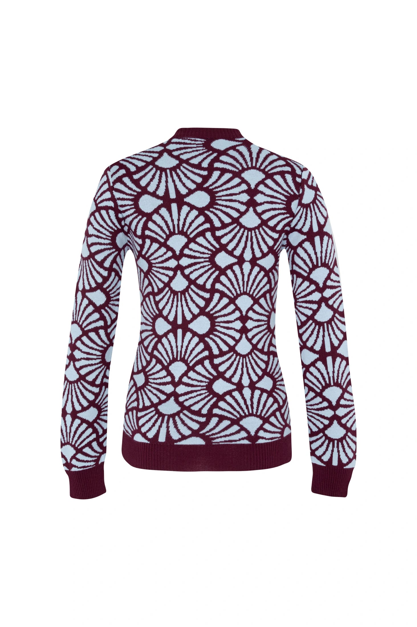 Saco Venus Vinotinto-Azul Celeste - imagen 5