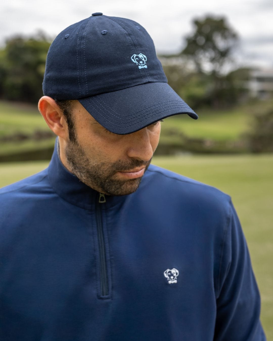 Halfzip Viana Antimanchas Azul Navy - imagen 5