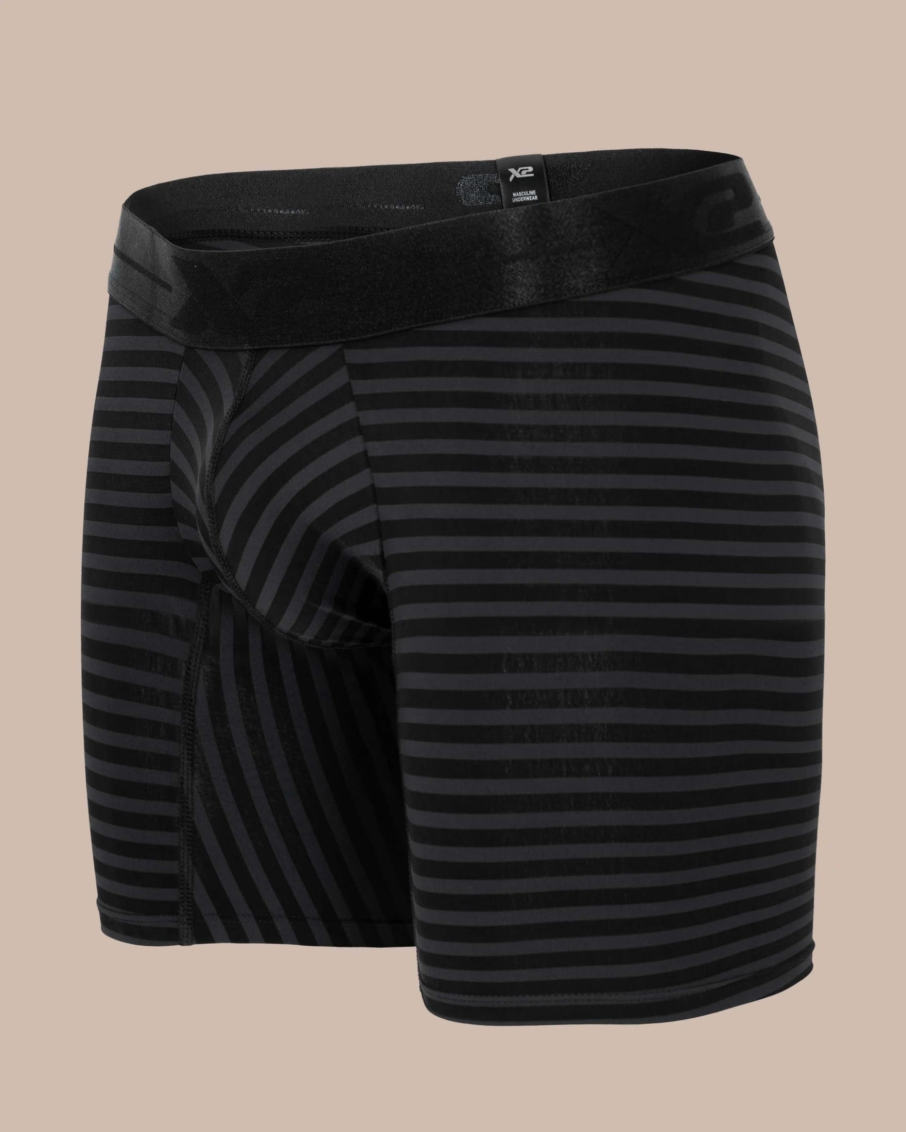 Bóxer Medio Fratello Nylon Negro X2 - imagen 2