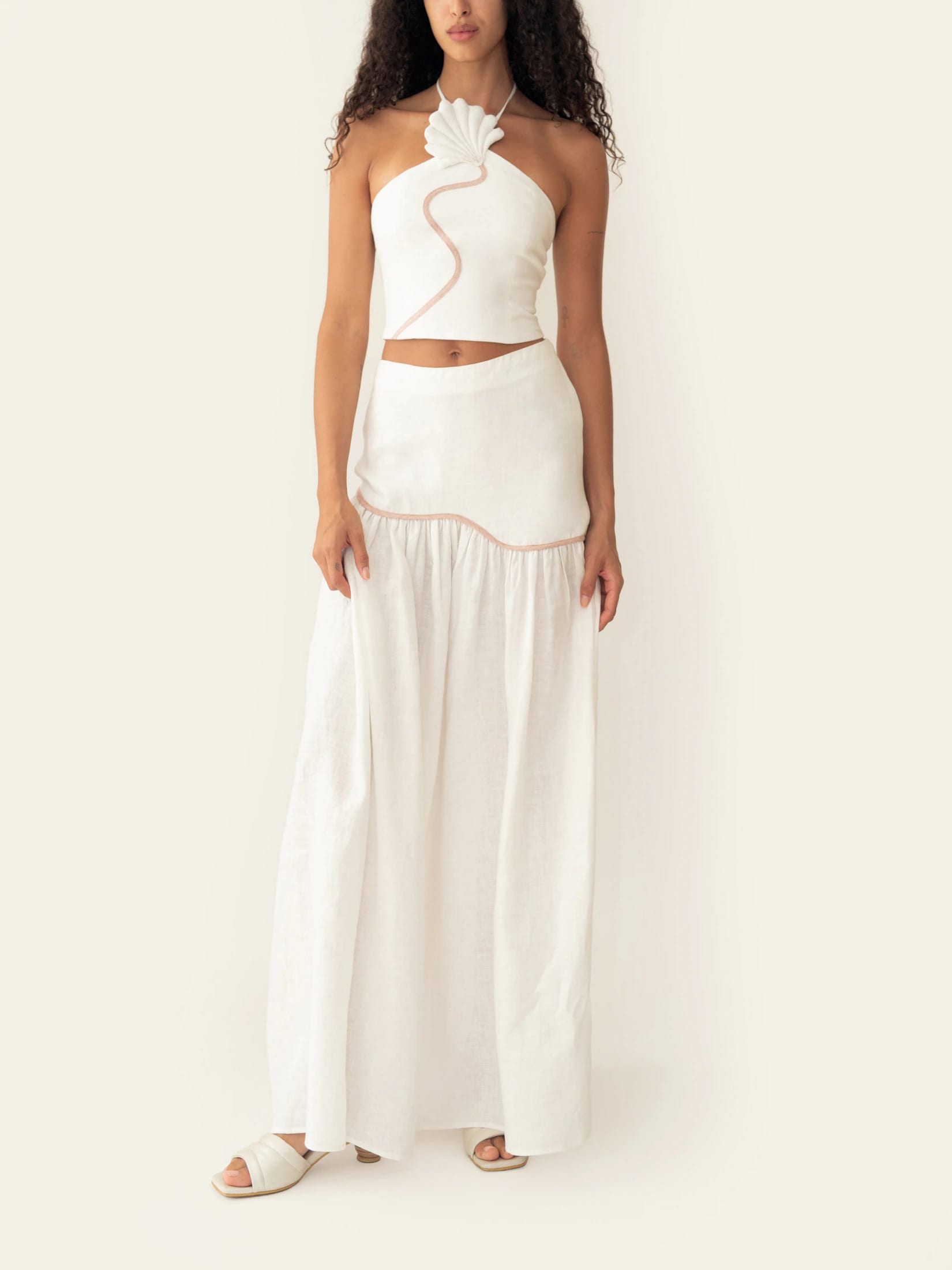 LEIA TOP IVORY - imagen 2