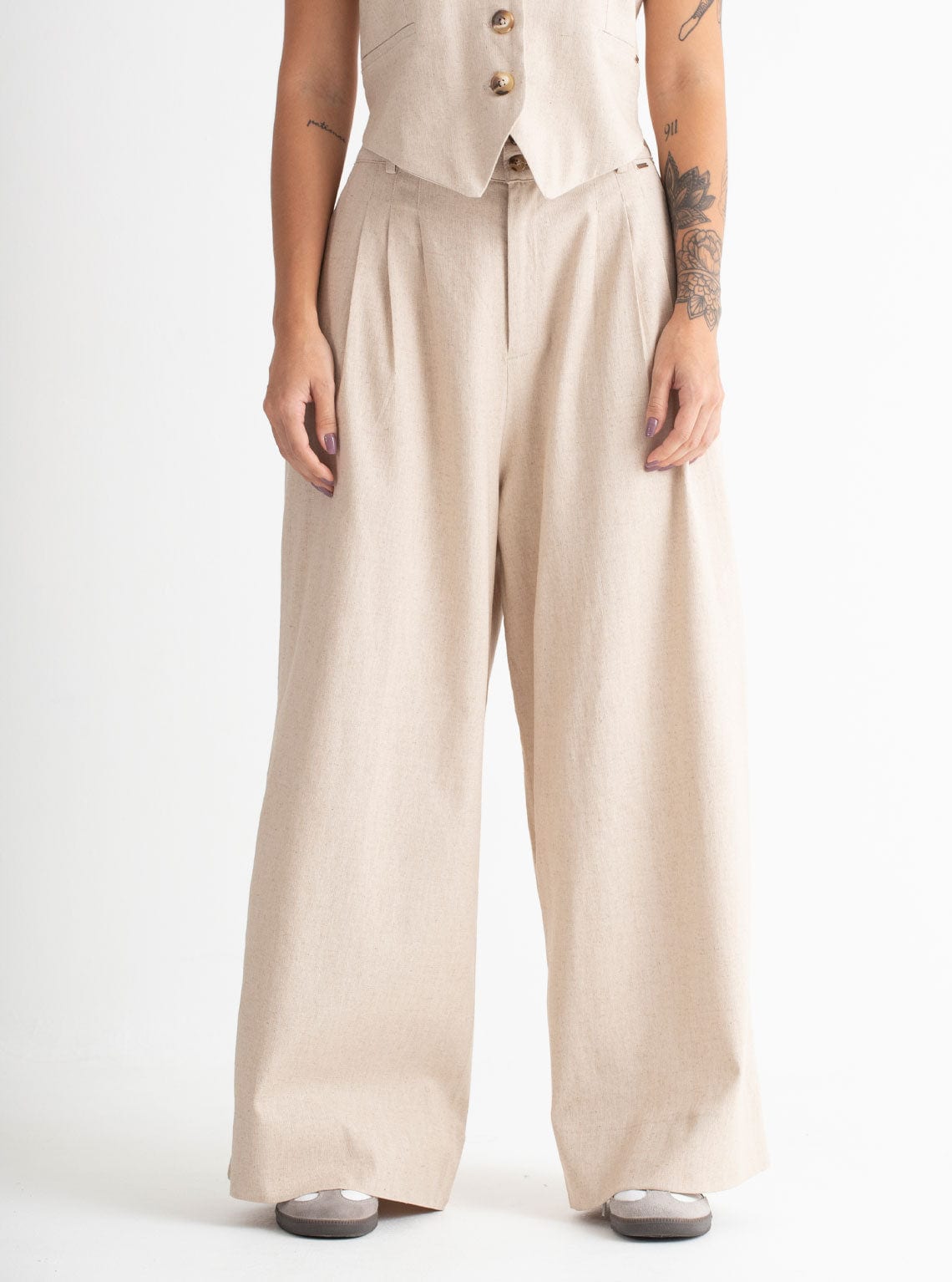 PANTALÓN CANVAS NATURAL - imagen 2