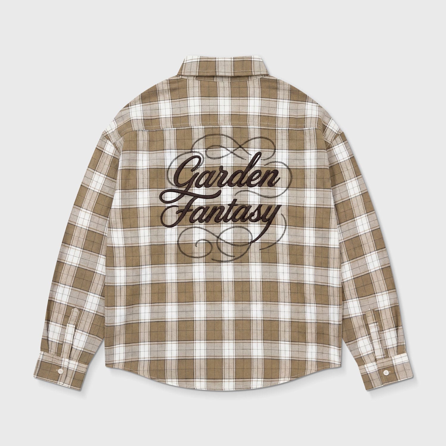 Garden Plaid Shirt - Cream - imagen 1