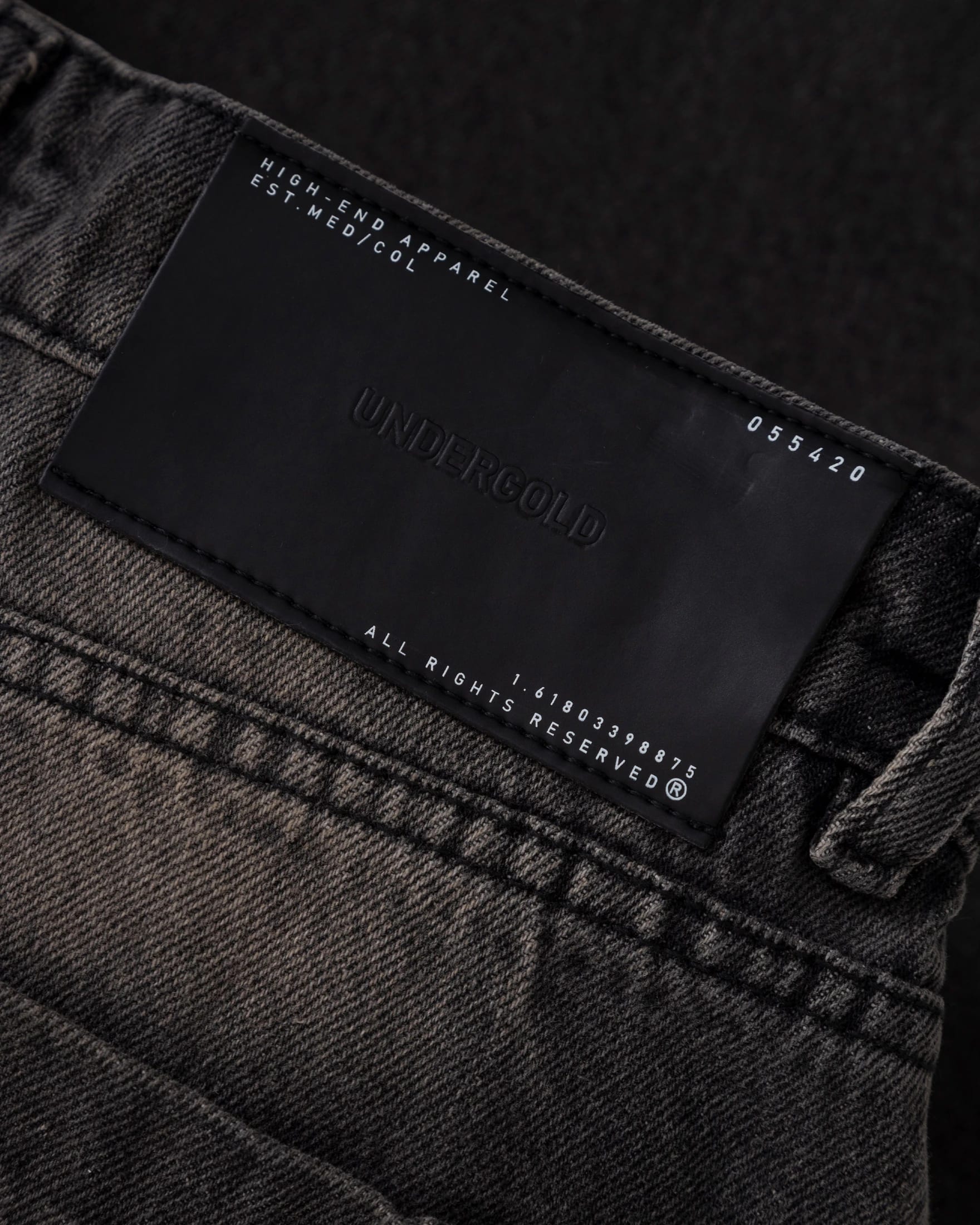 W Basics Undergold Wide Jean Dirty Black - imagen 6