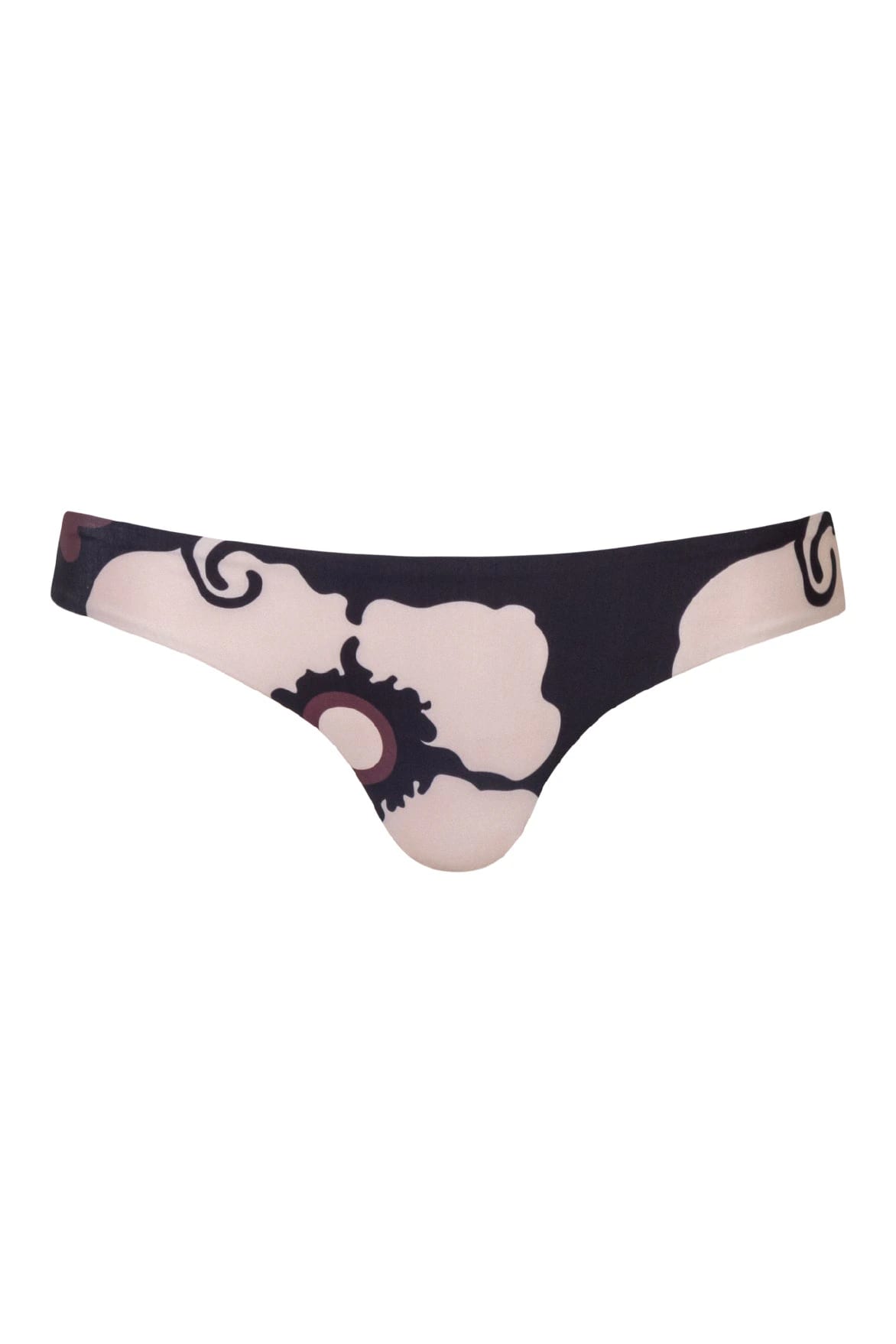 Guava Bottom / Black Maxi Flowers - Nude - imagen 1
