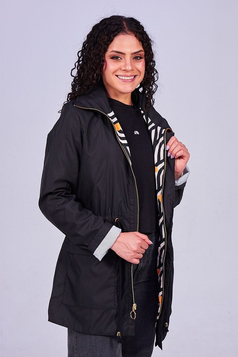 Parka Classic Negro Lluvia - imagen 1