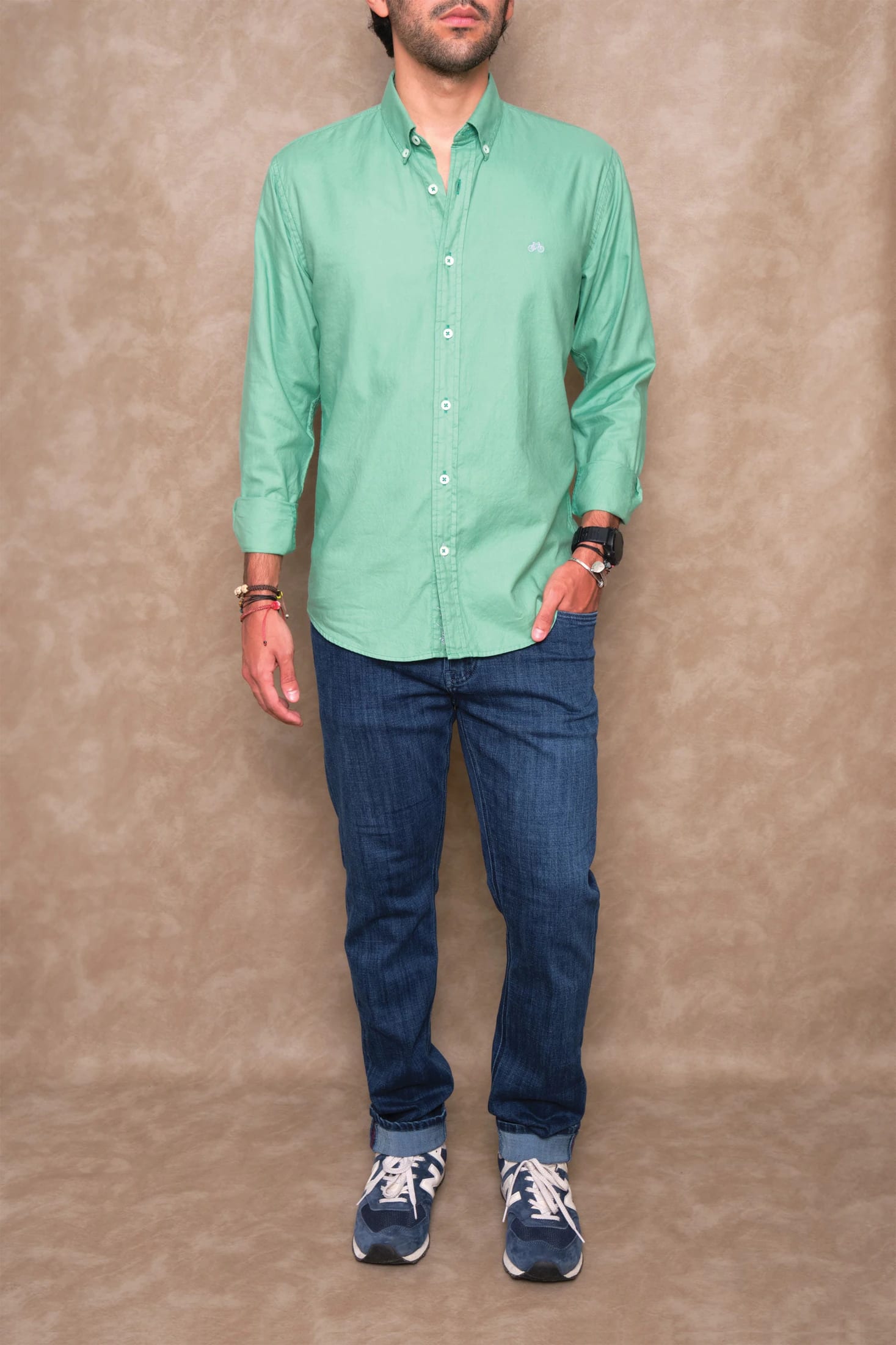 CAMISA OXFORD BASIL - imagen 1