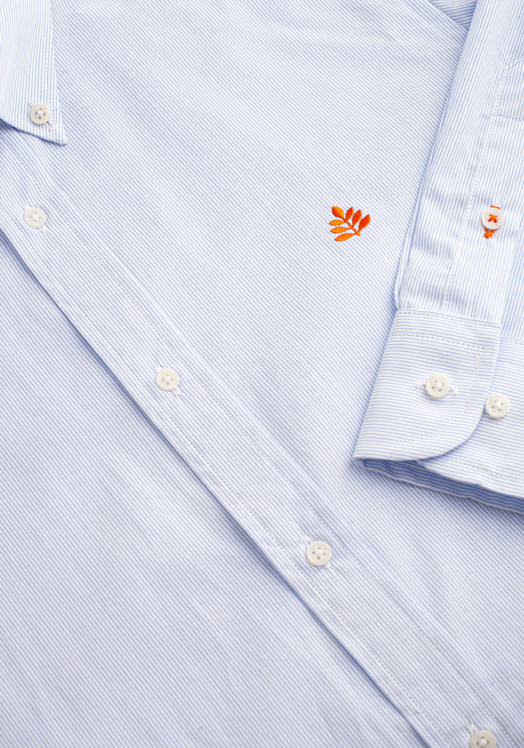 Camisa H CBD Rayas L-Nar Azul-Blanco - imagen 3