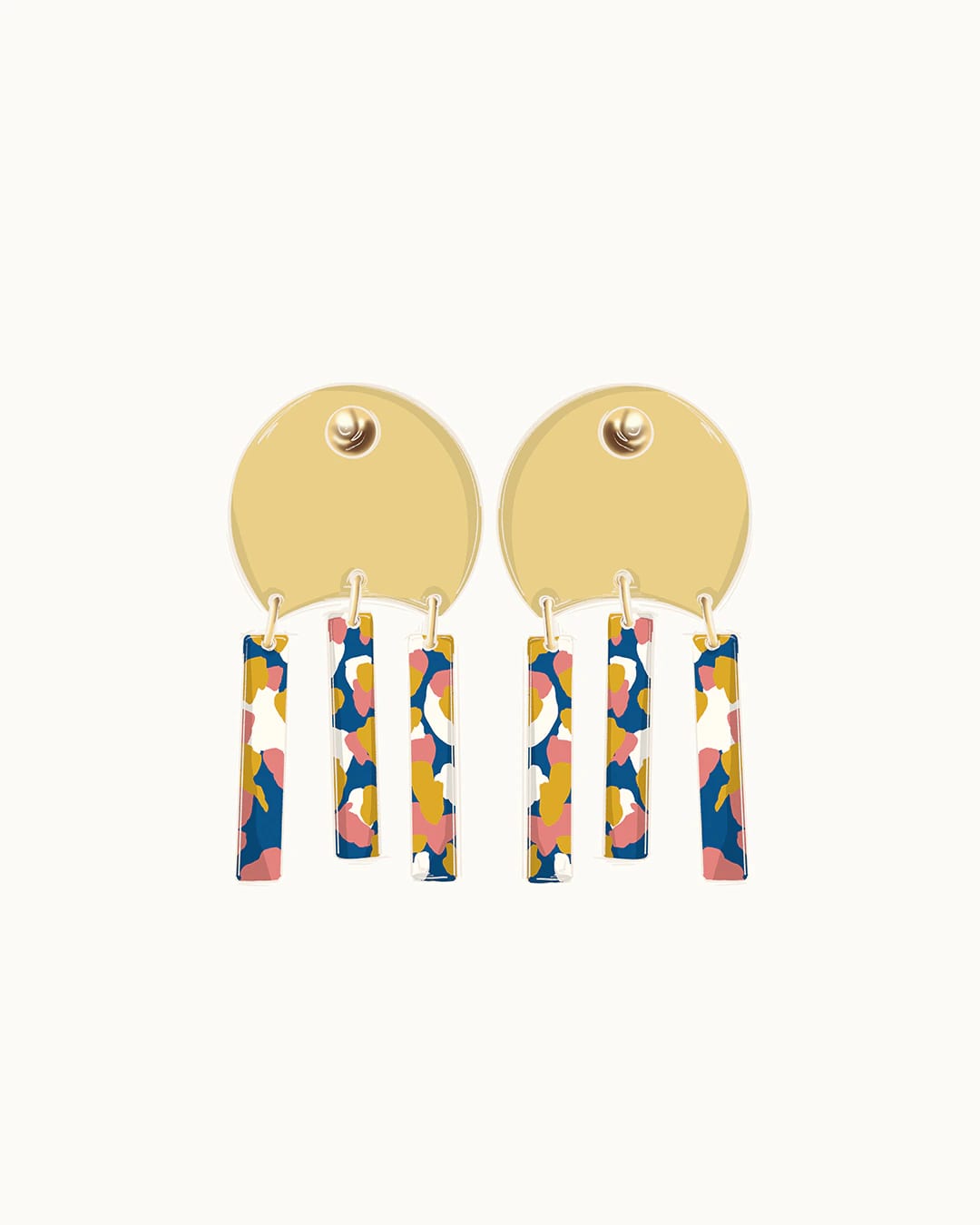 Terrazo2 Earrings - imagen 1
