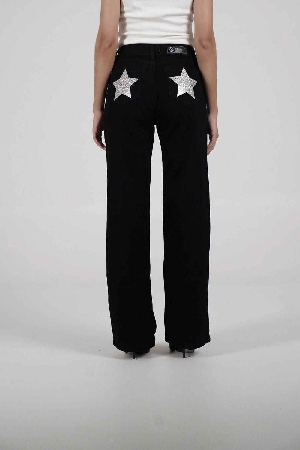 Double Black Star Jeans (Silver) - imagen 2