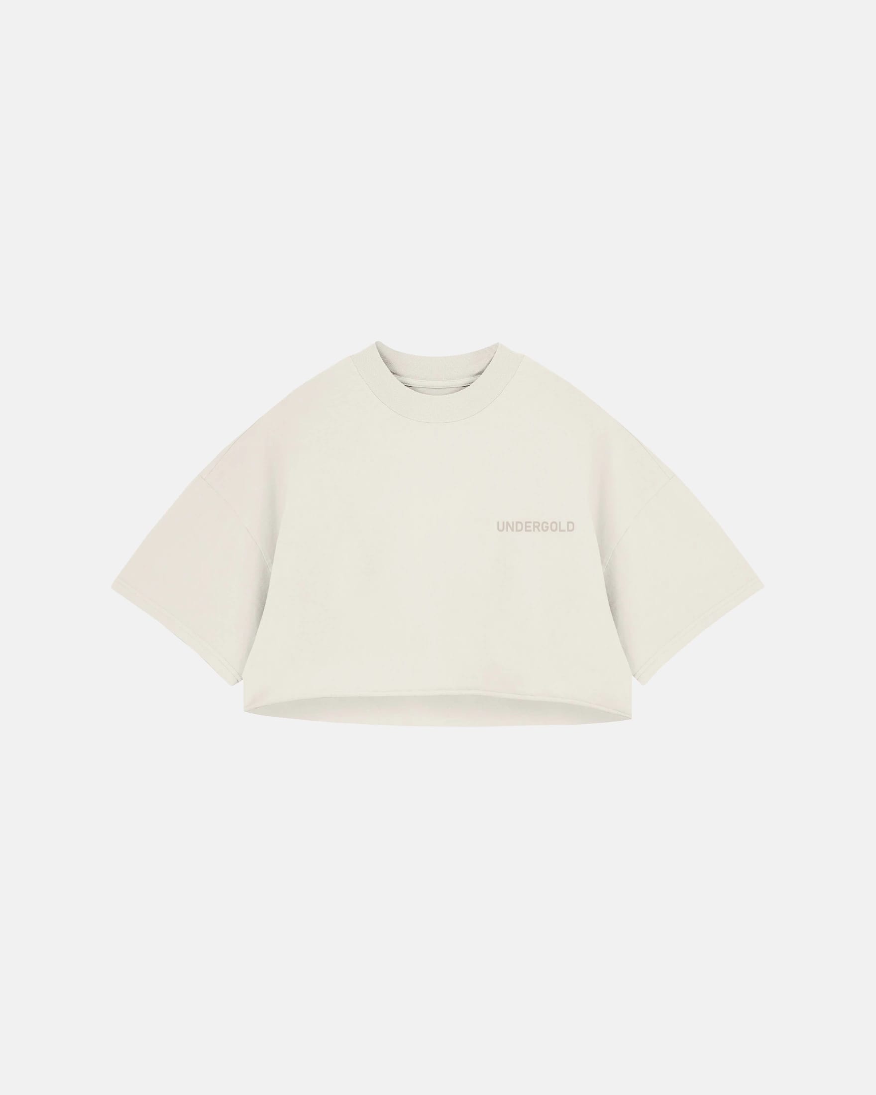 Line Logo Crop Top Cream - imagen 3
