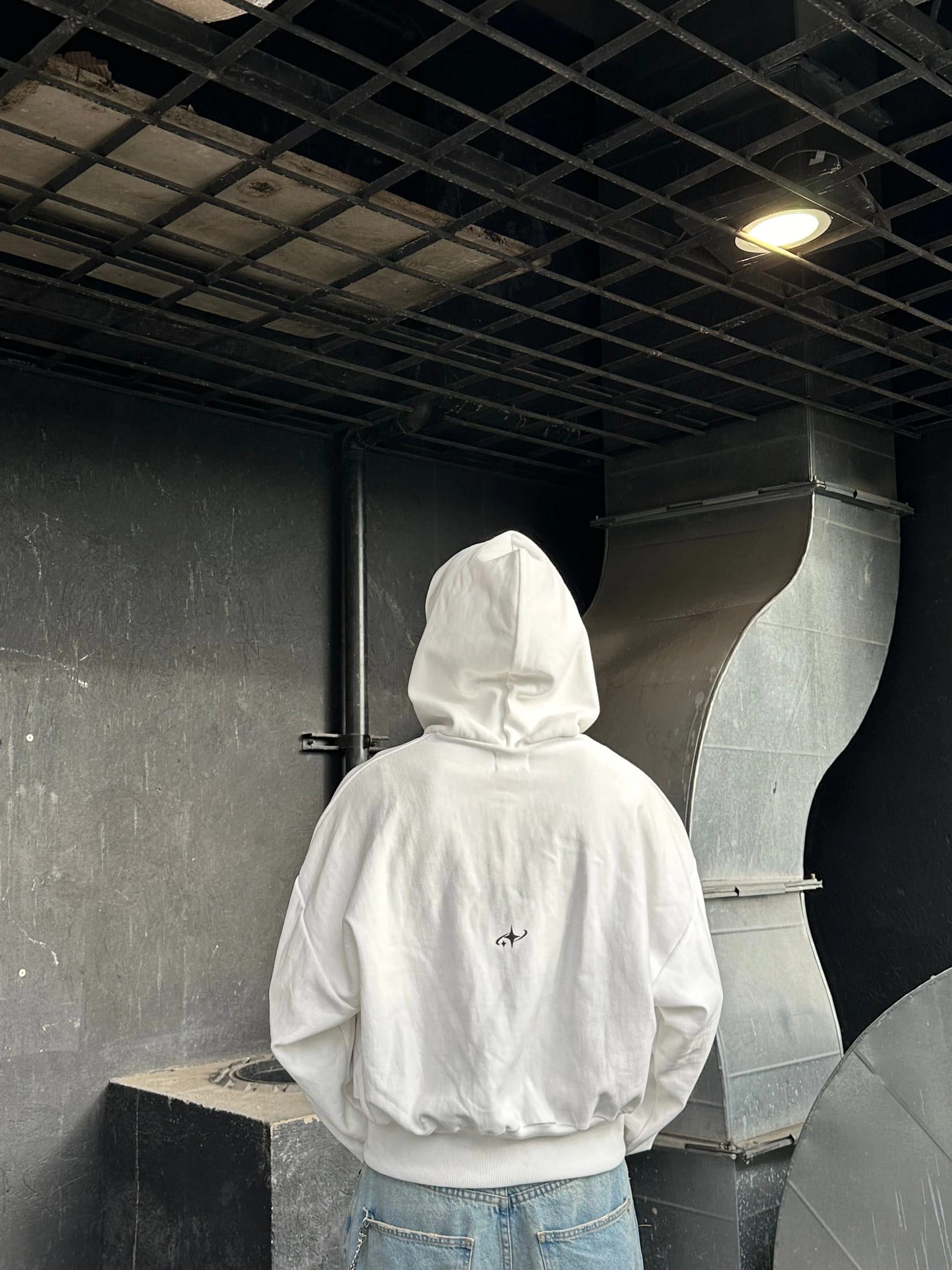 Double Zip Ivory V1 Boxy Fit - imagen 4