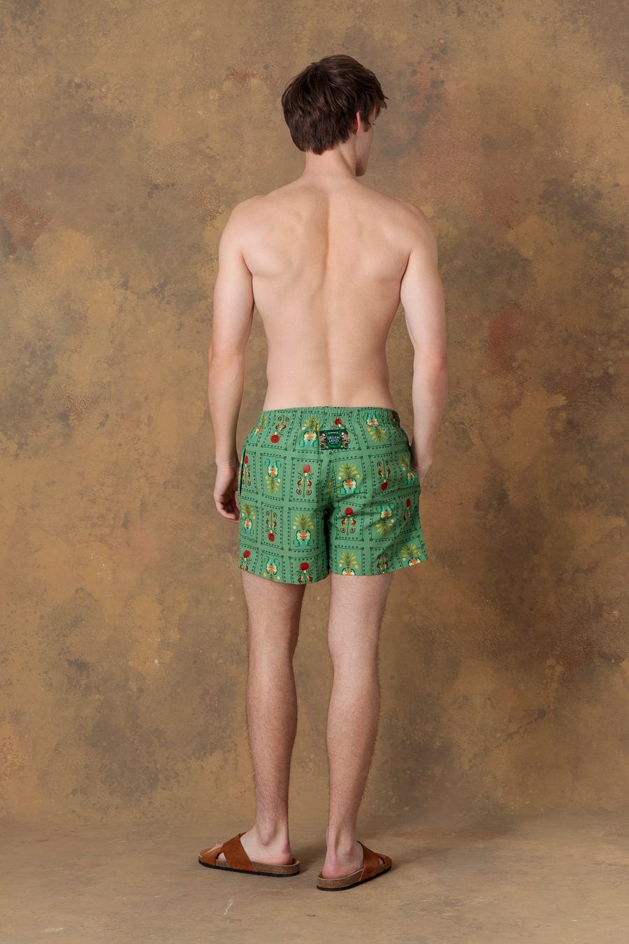 Men's swim trunk dionisio green - imagen 3