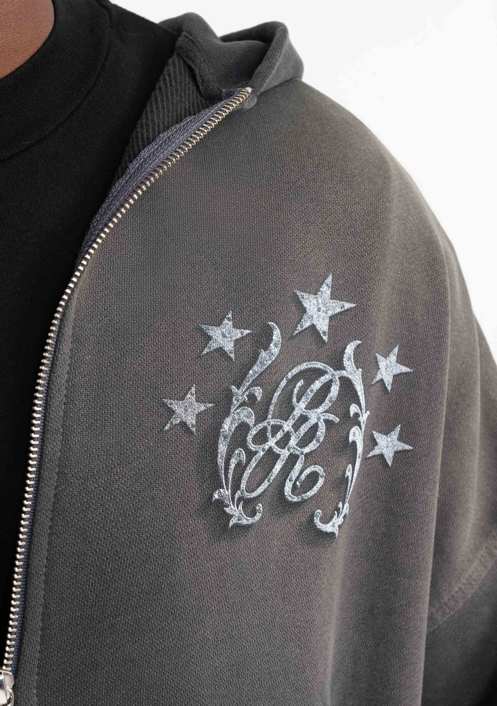 Rustic zipper hoodie - imagen 8