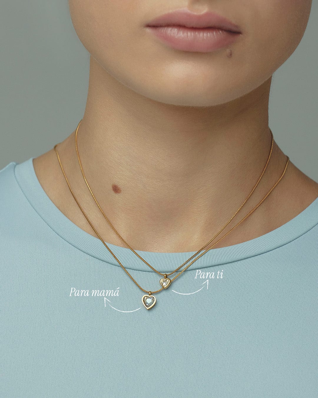 Collar Doble Corazón - imagen 12