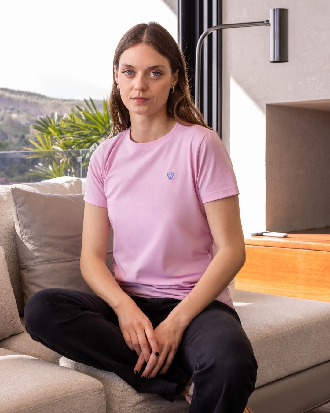Camiseta Antimanchas de Mujer Rosado - imagen 7