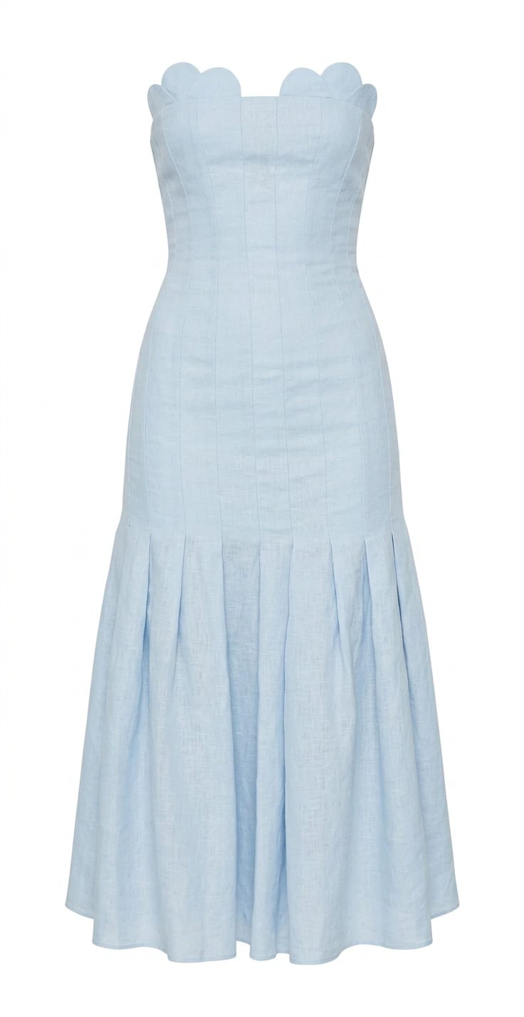 ELEA DRESS ICE BLUE - imagen 1