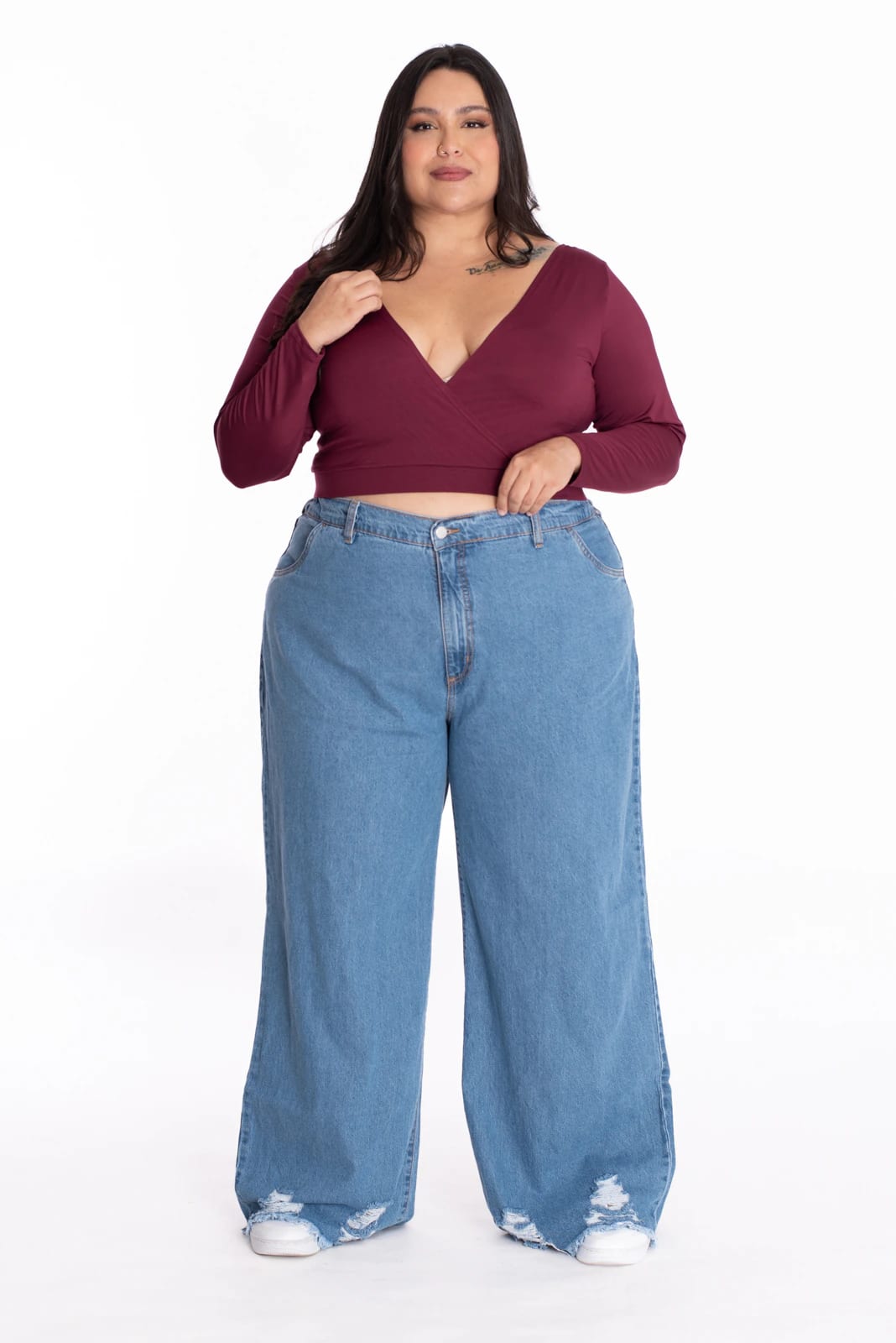 Crop Top Molly Vino - imagen 2