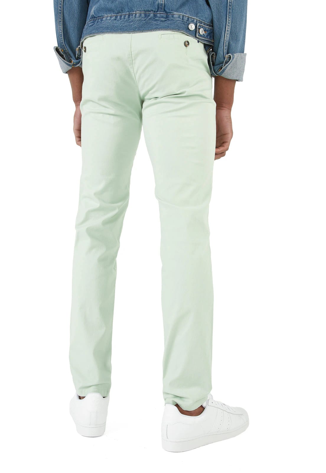Pantalòn dril verde menta spandex - imagen 2